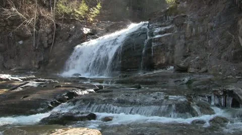 Kent Falls 30 Stock Footage 10829787