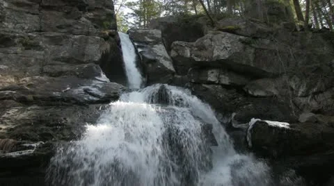 Kent Falls 5 Stock Footage 10829944