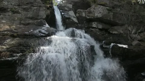 Kent Falls 6 Stock Footage 10829939