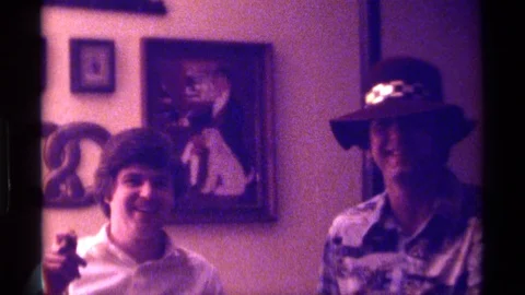 KENTUCKY-1976: Two Men Interviewed By Young Girl With One Wearing Hat Stock Footage 125592885