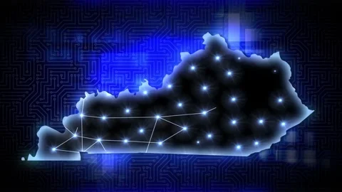 Kentucky AI Data Center Network Technology   動画素材 344566471