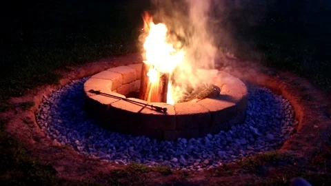 Kentucky fire pit Stock Footage 90563549