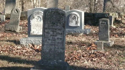 Kentucky Graveyard 스톡 동영상 582223
