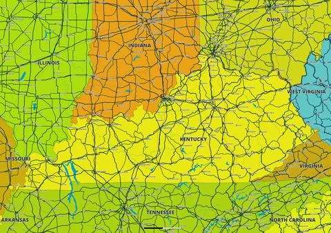 Kentucky Stock Illustration