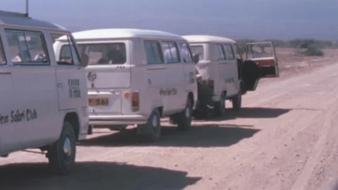 Kenya 1975: African Safari Club VW Stock Video Pond5