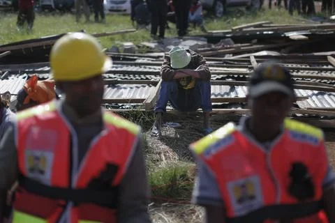 Kenya Accidents Building Collapse - Jan 2015 Fotos de archivo