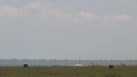 Kenya Airways plane taking off Video stock 91979723
