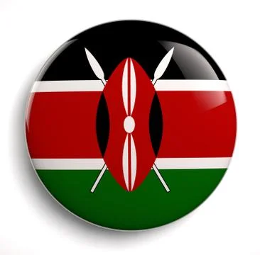 Kenya flag Stock Illustration