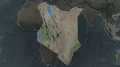 Kenya - hub of the world. Satellite 4k or 4k+ Resolution