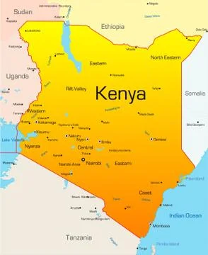 Kenya Stock Illustration
