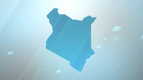 Kenya Map Background Stock Footage 197948238