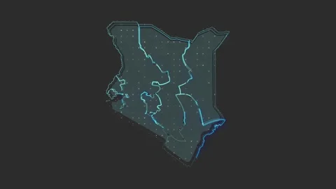 Kenya map Stock-Footage 169455503