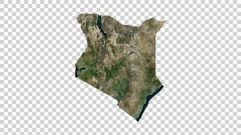 Kenya Map Stock Illustration