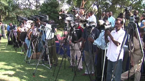 Kenya Press Stock Footage 296493