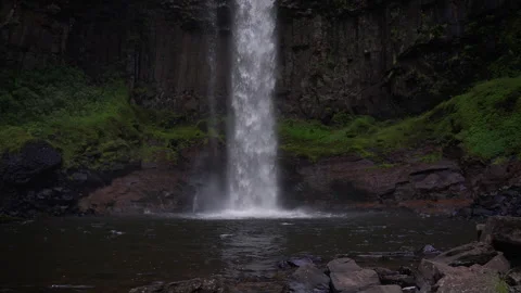 Kenya Waterfall in the Forest Slow Motion Stock Footage 276595974