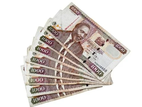 Kenyan currency Stock Photos