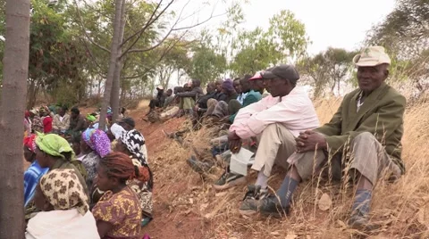 Kenyan Farmers Learn New Methods Stock Footage 8810923