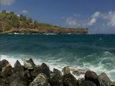 Keokea Beach Video stock 22242845