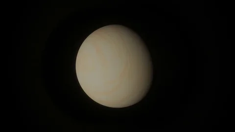 Kepler Planet Alien World Rotates in Space Video stock 84955170