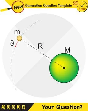Kepler's second law of planetary motion Stock Illustration