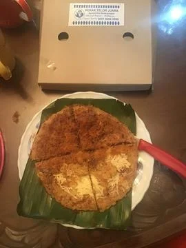 Kerak Telor Foto stock