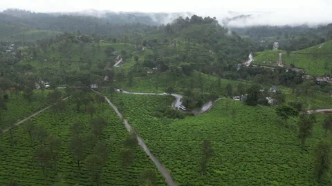 Kerala Drone Shots Stock Footage 314092984