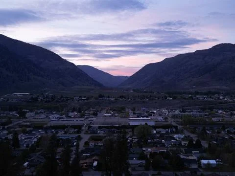 Keremeos sunset Stock Photos