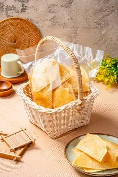 Keripik Sukun Stock Photos