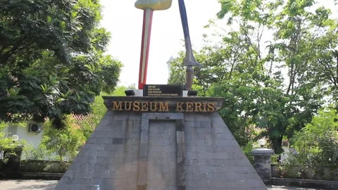 The Keris Museum monument in Solo Stock Footage 286177196