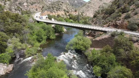 Kern River Flyover Stock Footage 131683751
