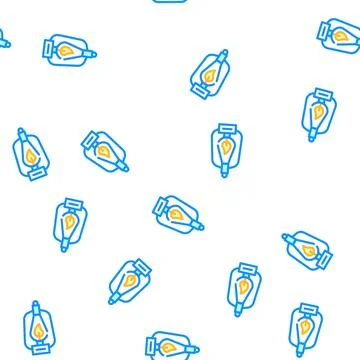 Kerosene burner vector seamless pattern color 스톡 일러스트