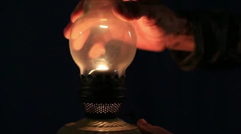 Kerosene lamp Stock-Footage 10876876