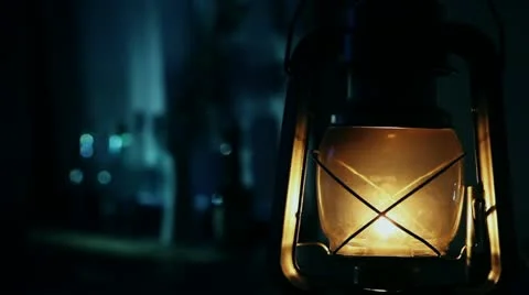 Kerosene lamp Stock Footage 11710113