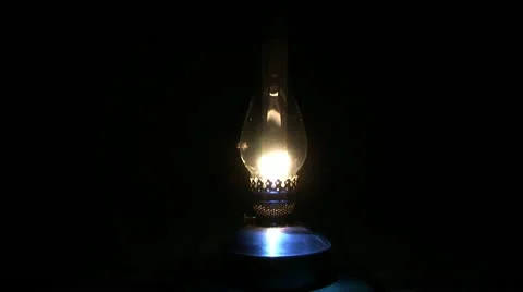 Kerosene lamp, Video stock 11883490