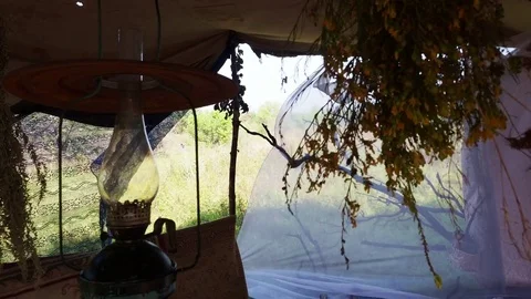 Kerosene lamp Stock Footage 83001537