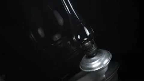 Kerosene lamp Stock Footage 154427505