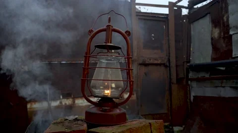 Kerosene lamp Stock Footage 221433194