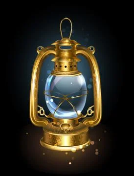 Kerosene lantern Stock Illustration