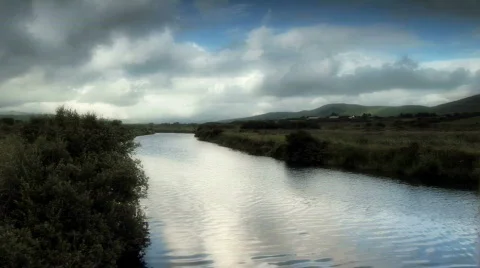 Kerry canal Stock Footage 646413