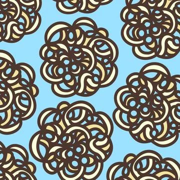 Kerupuk mawar vector illustration pattern Illustrazione stock