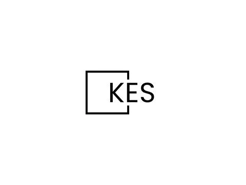 KES letter initial logo design vector illustration Stock Illustration