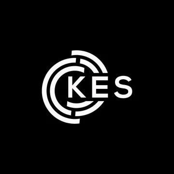 KES letter logo design. KES monogram initials letter logo concept. KES letter Stock Illustration