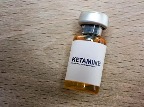 Ketamine Injection bottle Stock Photos