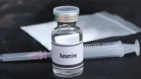 Ketamine in a vial Stock Footage 241505618