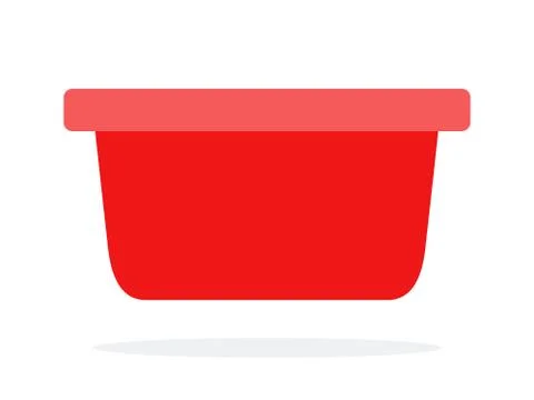 Ketchup container Stock Illustration