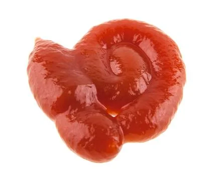 Ketchup isolated on white background Stock Photos