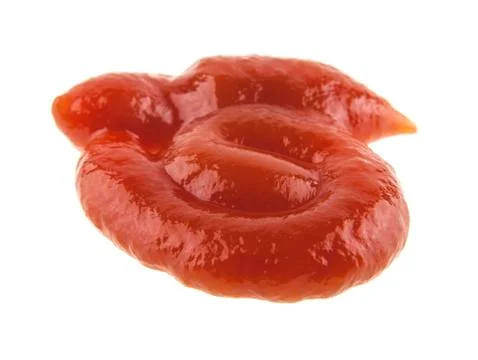 Ketchup isolated on white background Stock Photos