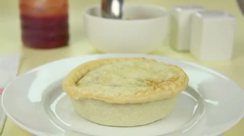 Ketchup on Pie 스톡 동영상 1091010