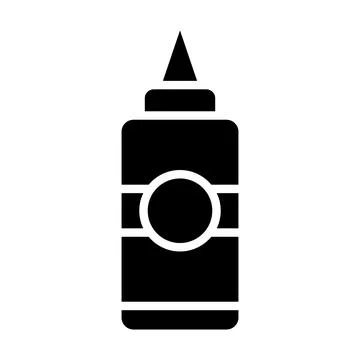 Ketchup Vector Icon Design Illustration Stock Illustration