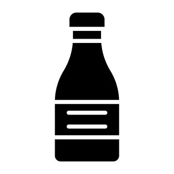 Ketchup Vector Icon Design Illustration Stock Illustration